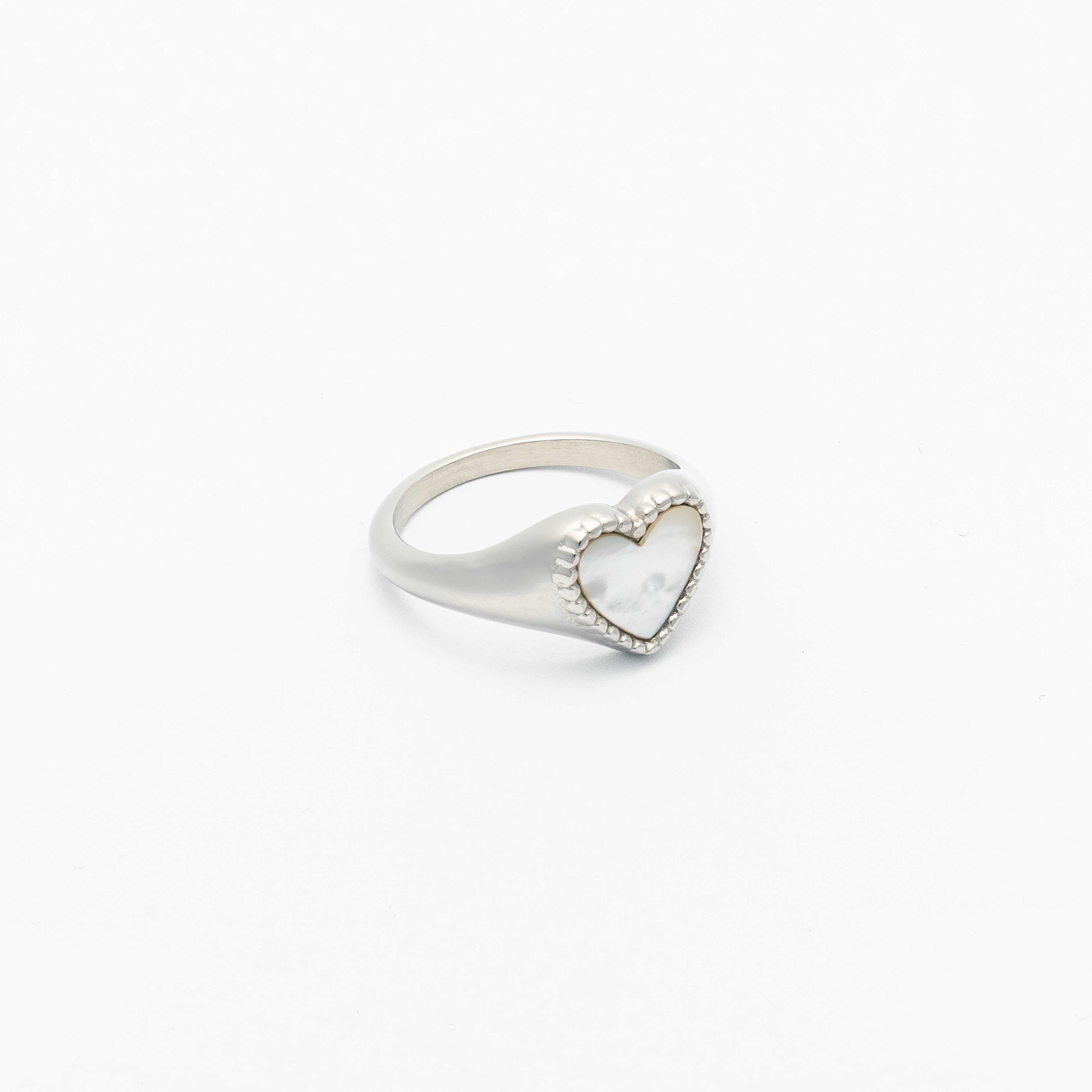 Bella heart - (Full Silver Set Drop)