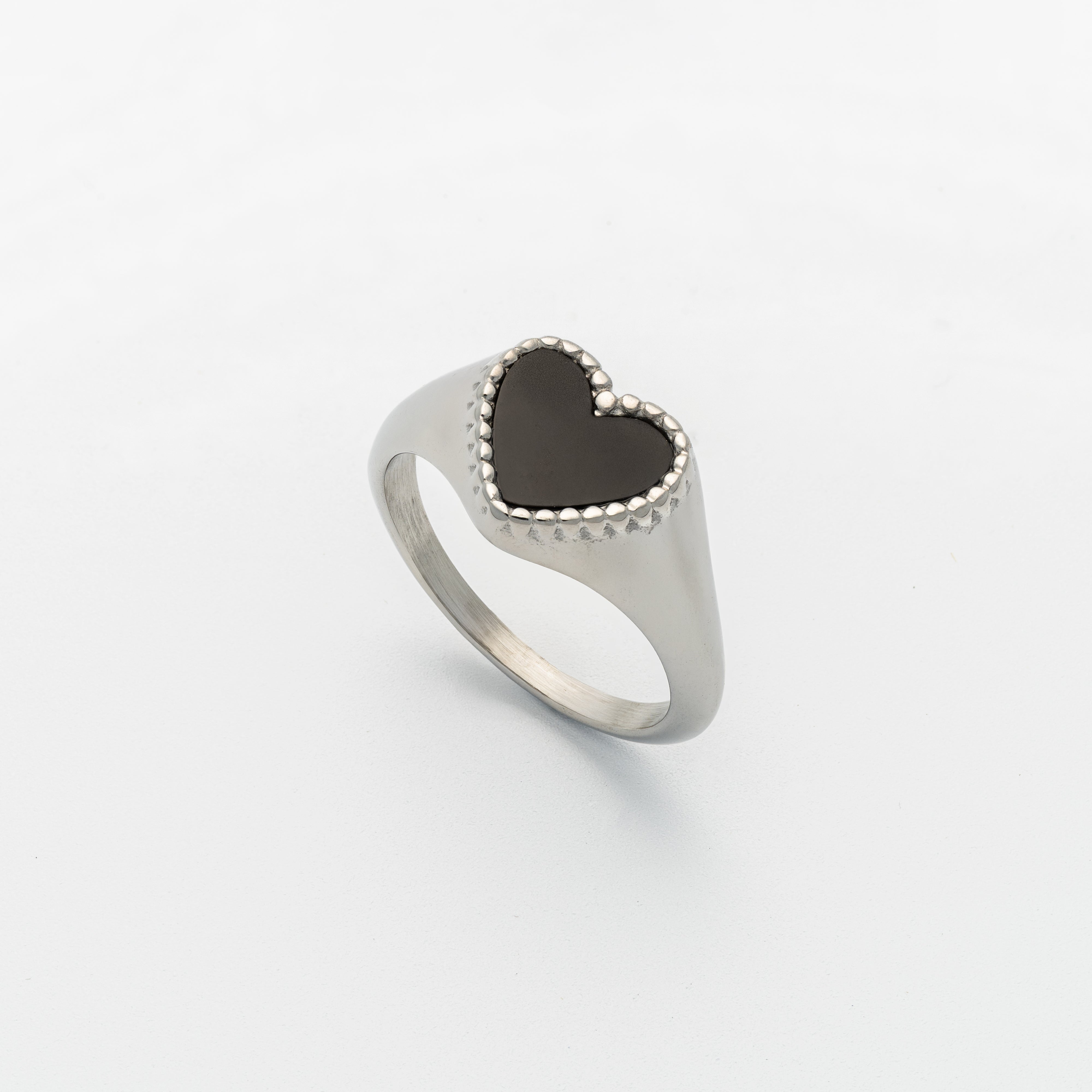 Bella heart - (Full Silver Set Drop)