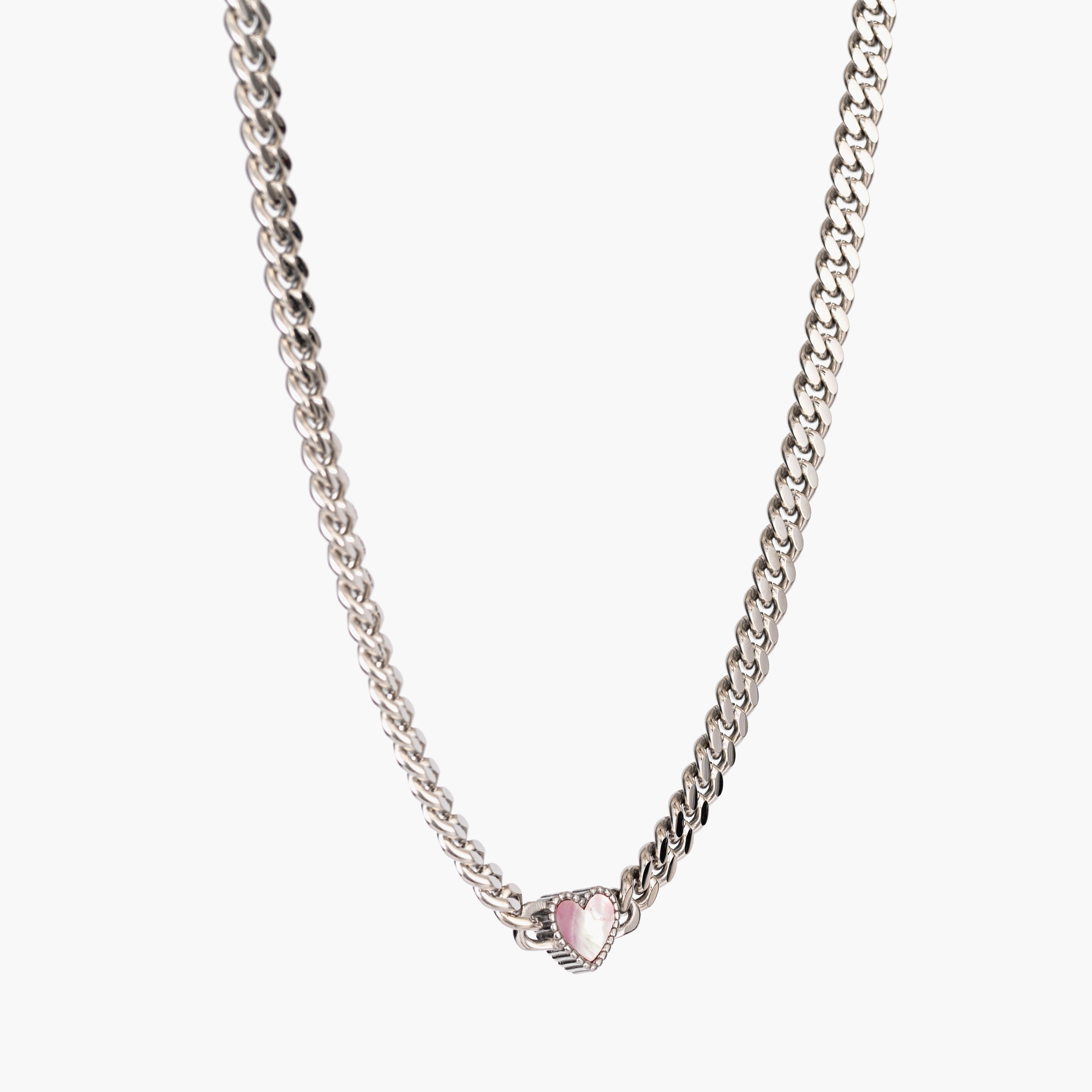 Bella heart - (Full Silver Set Drop)