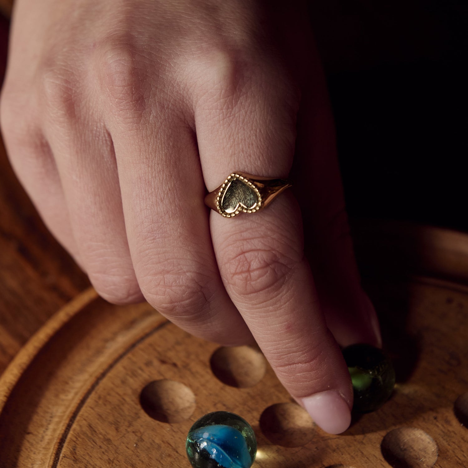Heart Signet - Gold
