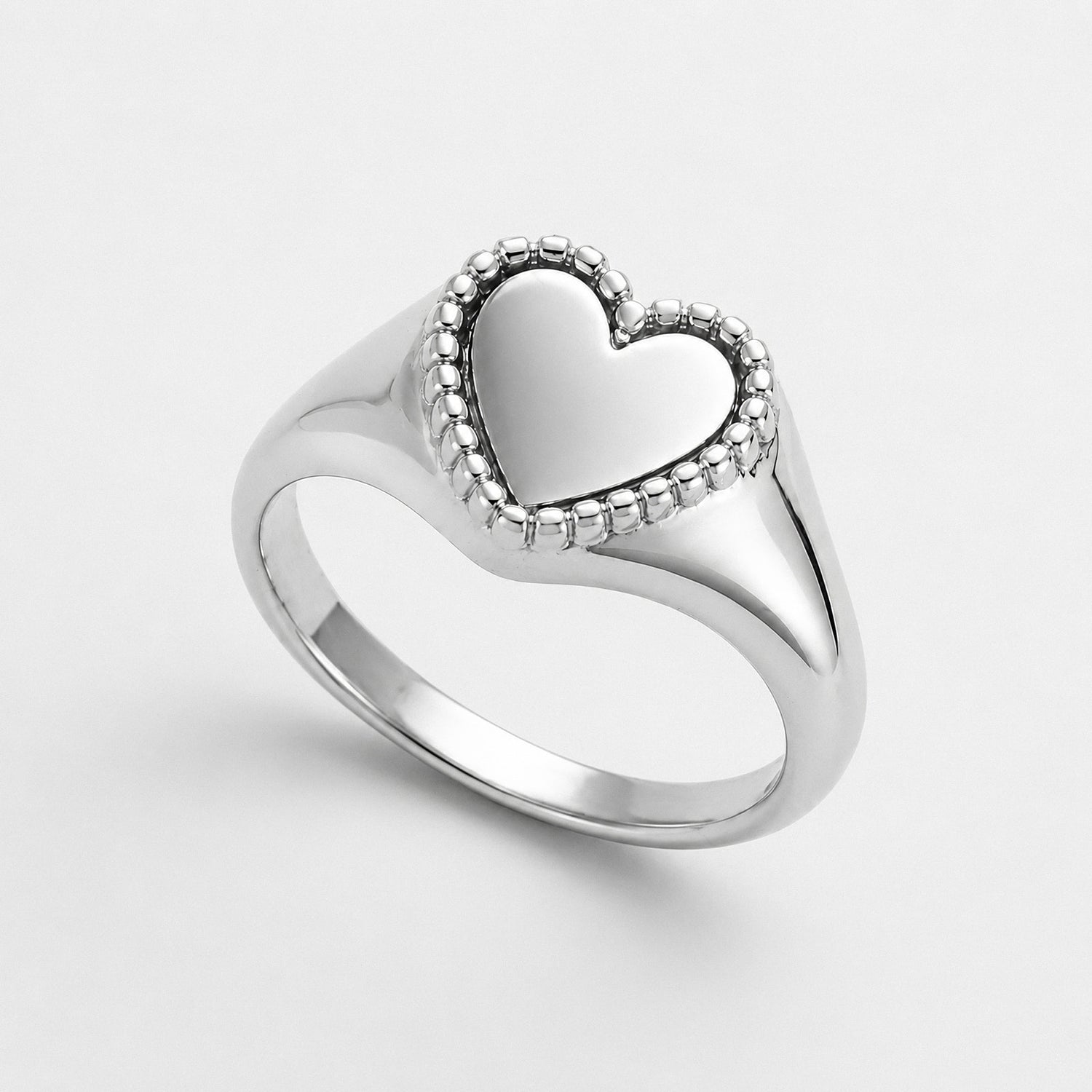 Heart Signet - Silver