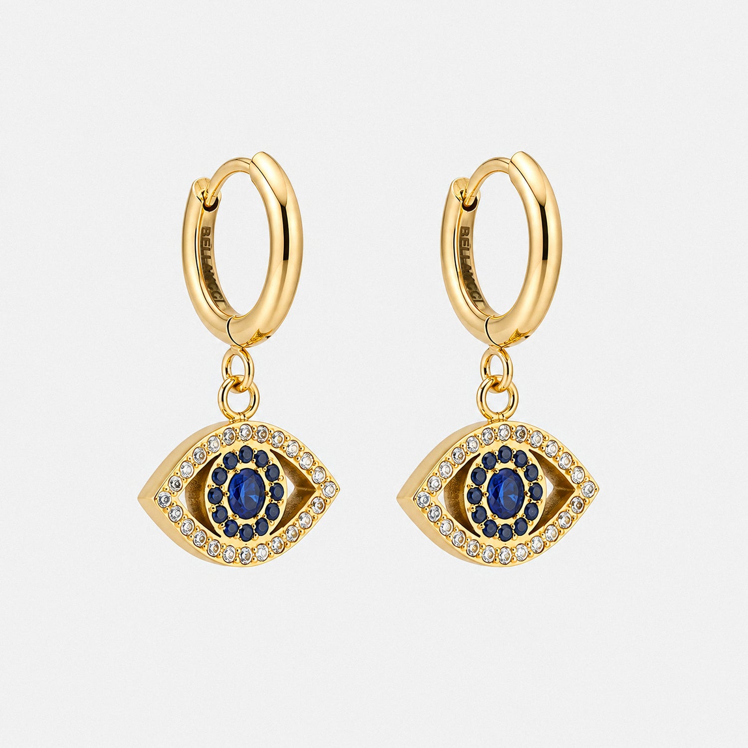Evil eye earrings