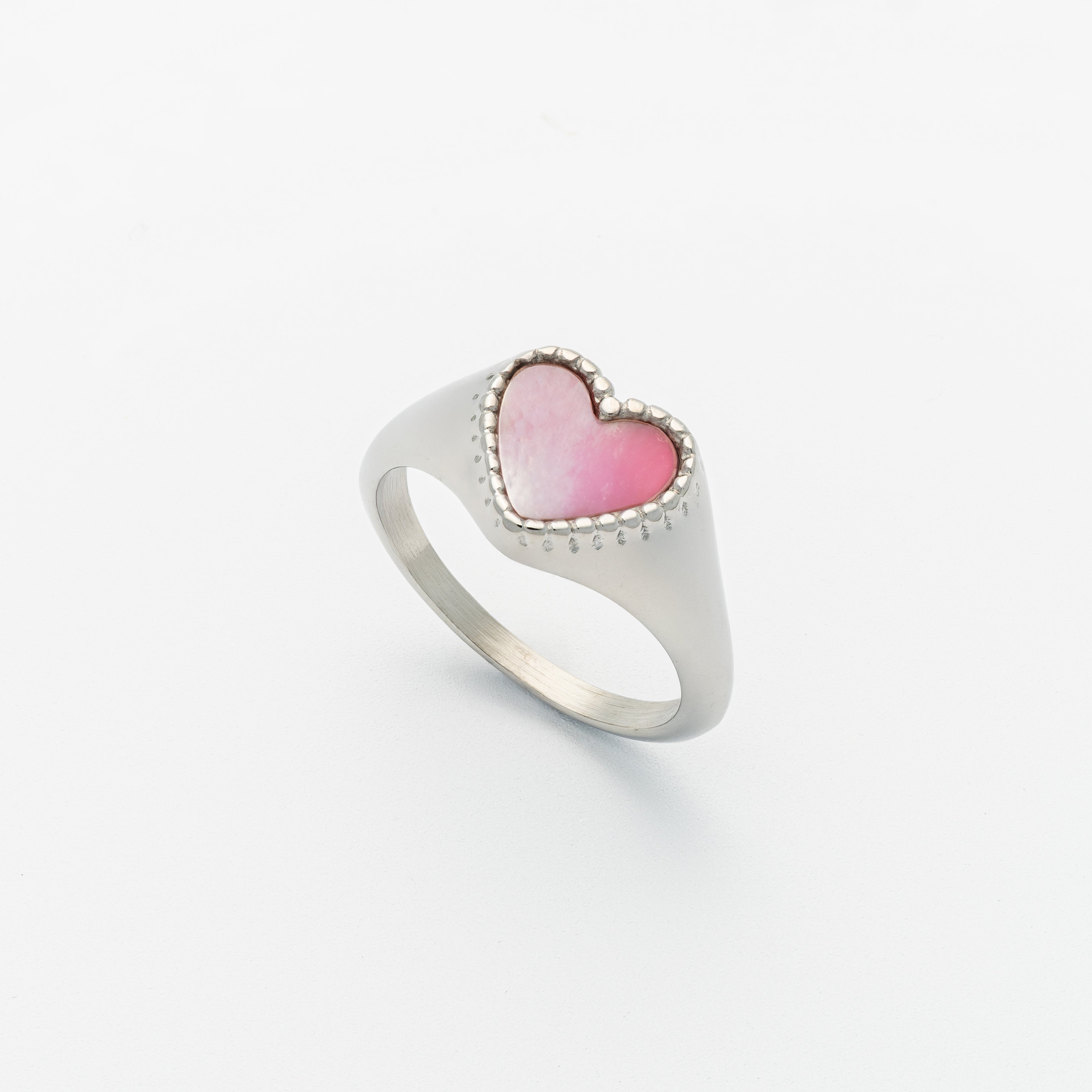 Bella heart - (Full Silver Set Drop)