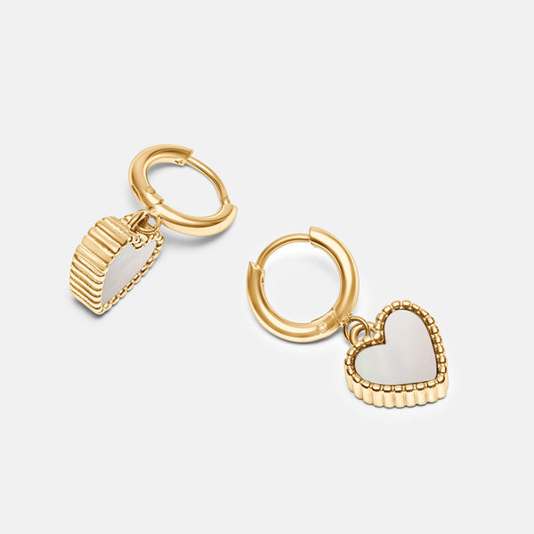 Heart Motif Earrings