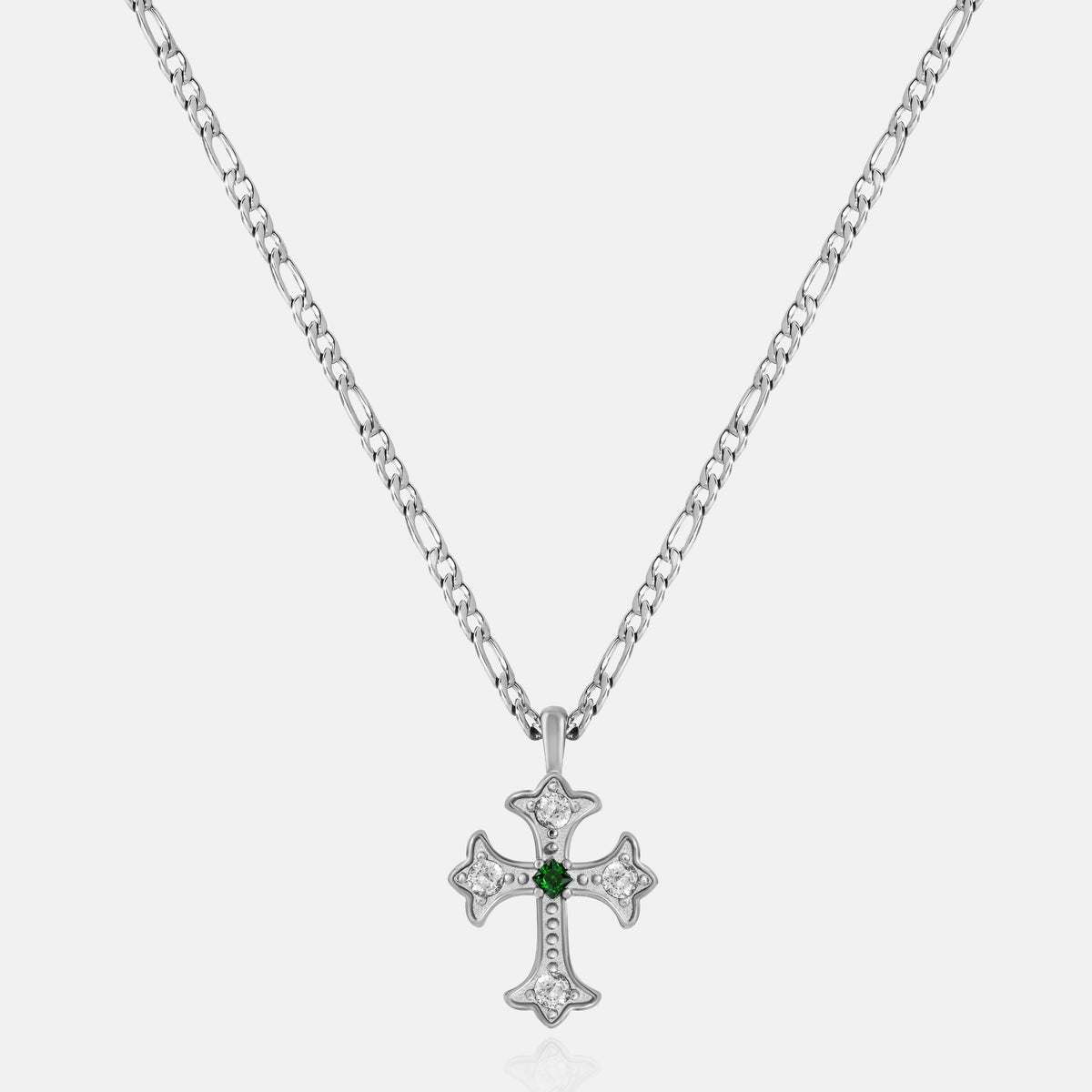 Crucifix - emerald
