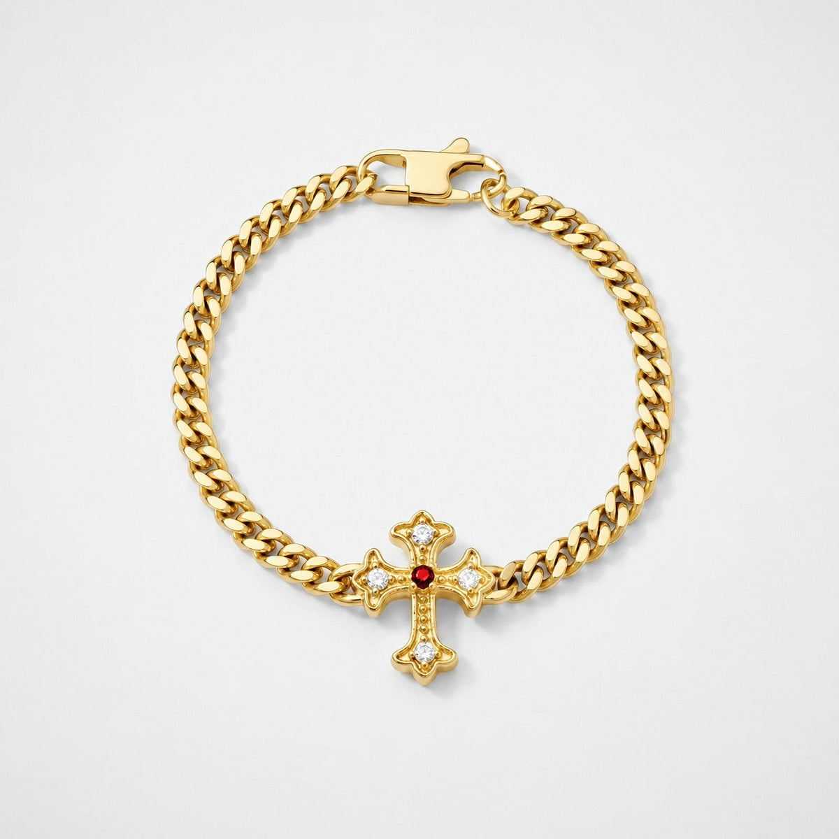 Faith bracelet - ruby