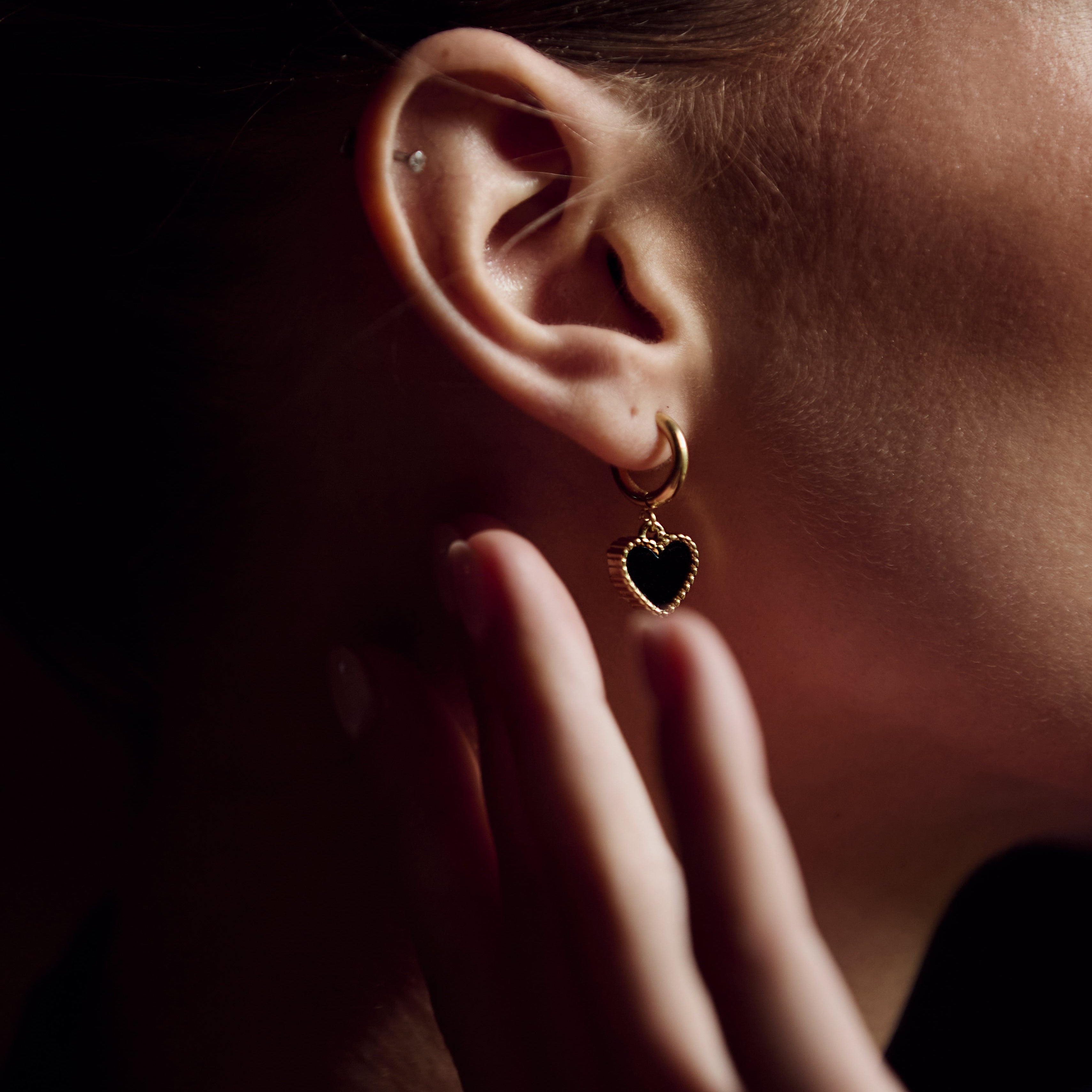 Heart Motif Earrings [join the waitlist]