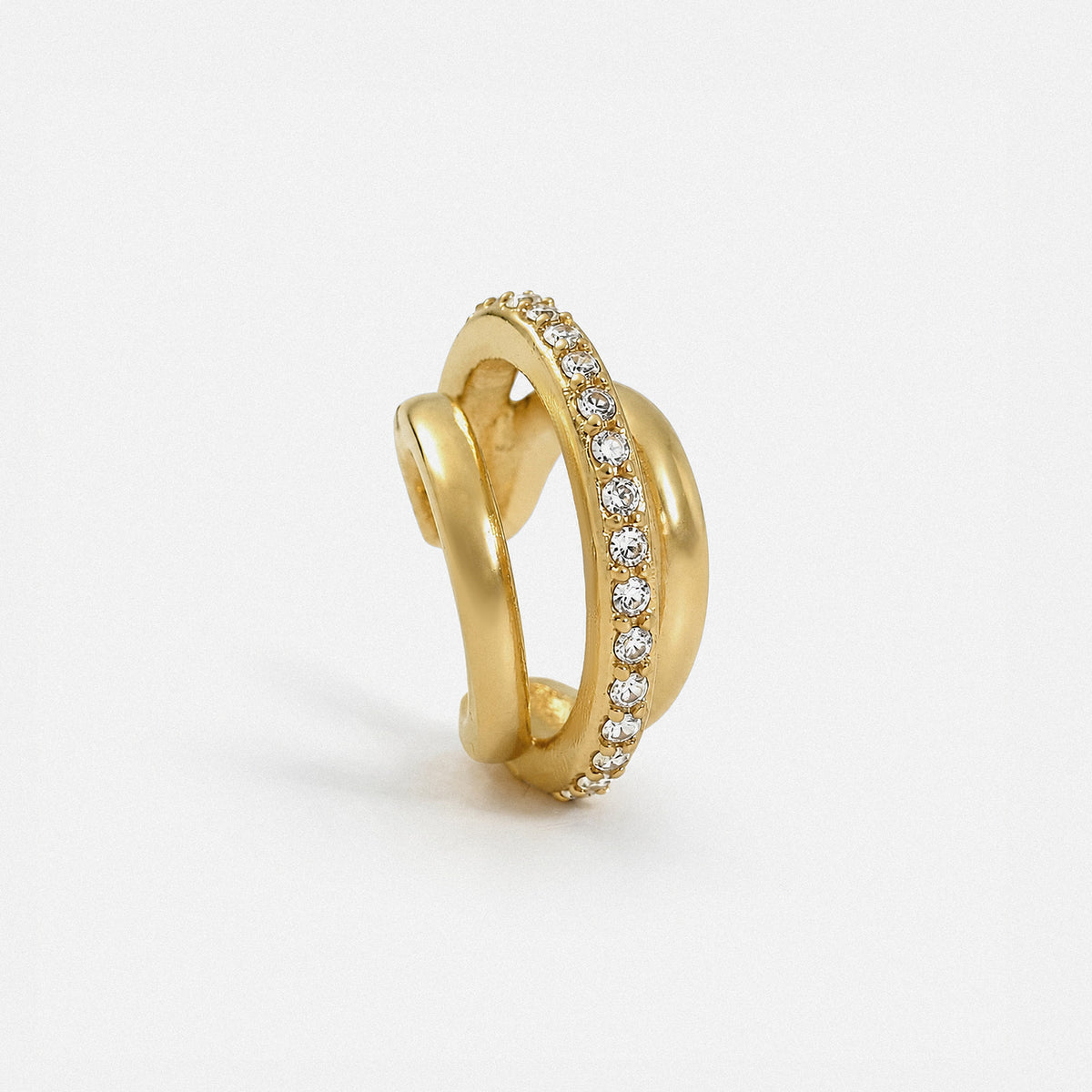 Pavé Gold Ear Cuff